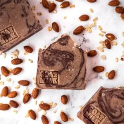 Almond Oatmeal Goat Milk Soap -Jully Care Beauty Shop Almond Oat GoatMilkSoap 6