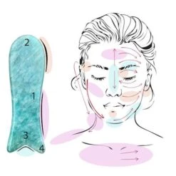 Jully Care Beauty Shop -Jully Care Beauty Shop Amazonite Fish Shape Guasha Facial Care Mountain Madness Soap Co 2