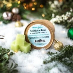 Mistletoe Kiss Sugar Scrub Cubes