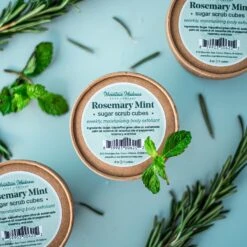 Rosemary Mint Sugar Scrub Cubes -Jully Care Beauty Shop RosemaryMintSugarScrubCubes 2