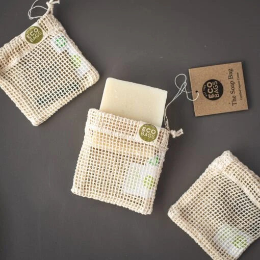 Unbleached Cotton Soap Bag -Jully Care Beauty Shop TheSoapBag 1