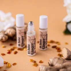 White Ginger & Amber Perfume Rollerball